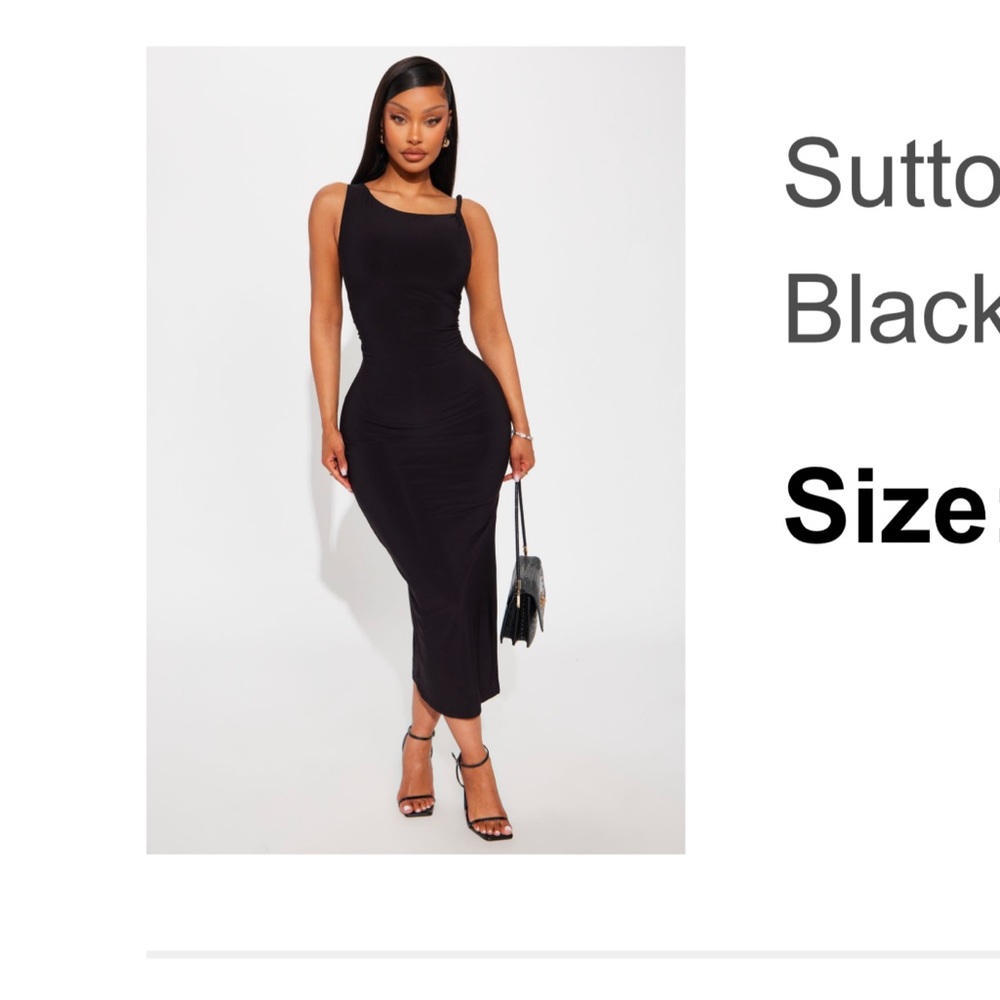 Elegant Black Women's Dress
